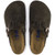 Birkenstock Women's BOSTON SOFT FOOTBED Clogs Mocha Suede Top View