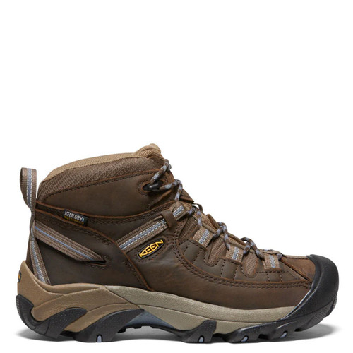 Keen 1004114 Women's TARGHEE II Waterproof Mid Hiking Boots Slate Black Flint Stone