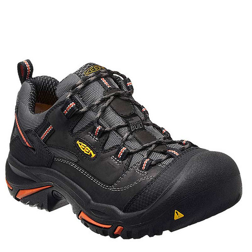 Keen Utility 1011244 USA BRADDOCK Black Steel Toe Non-Insulated Work Shoes
