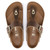 Birkenstock GIZEH BIG BUCKLE Cognac Oiled Leather Sandals Top View