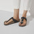 Birkenstock GIZEH BRAIDED Black Oiled Leather Sandals Pair View