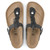 Birkenstock GIZEH BRAIDED Black Oiled Leather Sandals Top View