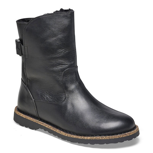 Birkenstock 1025583 UPPSALA SHEARLING Leather Boots Black