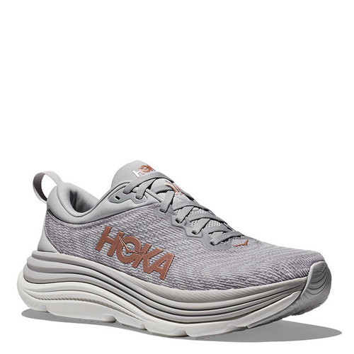 Hoka 1134235 Women's GAVIOTA 5 Running Shoes Harbor Mist Rose Gold