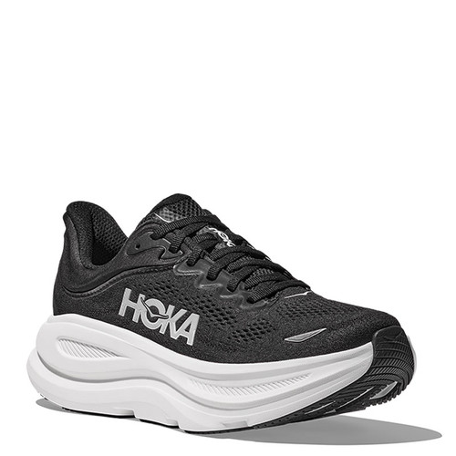 Hoka 1162012 Women's BONDI 9 Road Running Shoes Black White