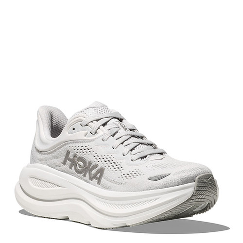 Hoka 1162012 Women's BONDI 9 Road Running Shoes Stardust Silver