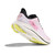 Hoka 1162031 Women's CLIFTON 10 Running Shoes Carnation Starlight Glow Back View