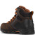 Danner 13858 VICIOUS 4.5" Hikers Brown Orange  Heel View