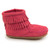Minnetonka 2295 Kids' DOUBLE FRINGE SIDE-ZIP Hot Pink Boots Right View