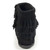 Minnetonka 2299 Kid's Double Fringe Side Zip Boot Black Back View