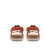 Clarks ARWELL GLIDE Orange Combination Sandals Heel View