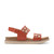 Clarks ARWELL GLIDE Orange Combination Sandals Right View