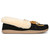 Minnetonka 3370 ALPINE SHEEPSKIN Black Moc Slippers Side View