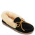 Minnetonka 3370 ALPINE SHEEPSKIN Black Moc Slippers 