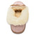 Minnetonka 3375 ALPINE SHEEPSKIN Pink Moc Slippers Back View