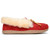 Minnetonka 3376 ALPINE SHEEPSKIN Red Moc Slippers Side View