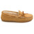 Minnetonka 3501 Women's PILE LINED HARDSOLE Tan Slippers Right View