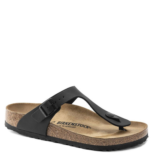 Birkenstock GIZEH BIRKO-FLOR Black Sandals
