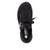 Rieker 45973-00 ANGELA Sneaker Black Top View