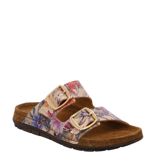 ROHDE 5864-29 RODIGO-D Twin Strap Sandals Gold Floral 1991-29