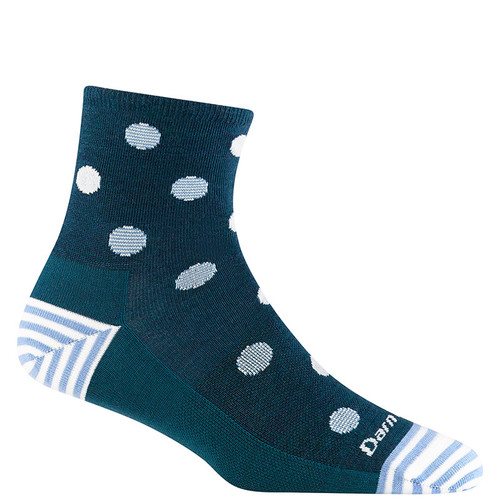 Darn Tough 6103 Women's DOTTIE SHORTY Lightweight Lifestyle Socks Dark Teal