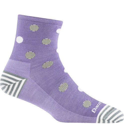 Darn Tough 6103 Women's DOTTIE SHORTY Lightweight Lifestyle Socks Lavender 