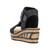 Rieker 68191-00 ROSE Wedge Sandals Black Back View