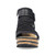 Rieker 68191-00 ROSE Wedge Sandals Black Front View