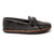 Minnetonka 791A Men's TIE TREAD Moccasins Grey Ruff Side View