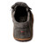 Minnetonka 791A Men's TIE TREAD Moccasins Grey Ruff Back View