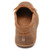 Minnetonka 793A Men's TIE TREAD Unlined Moccasins Brown Ruff Back View