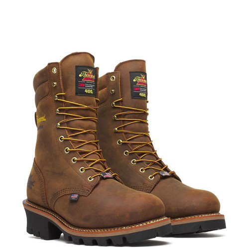 Thorogood 814-3554 USA LOGGER SERIES 400g Insulated Soft Toe Logger Boots