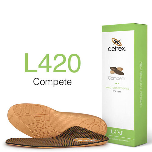 Aetrex L420M Men's COMPETE POSTED Orthotics Box