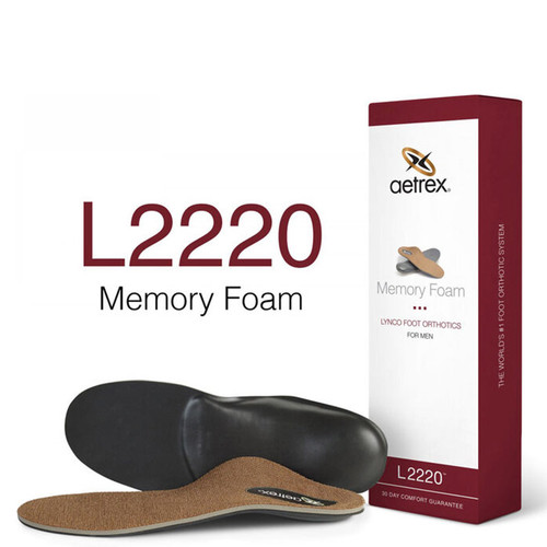 Aetrex L2220M Men's MEMORY FOAM POSTED Orthotics