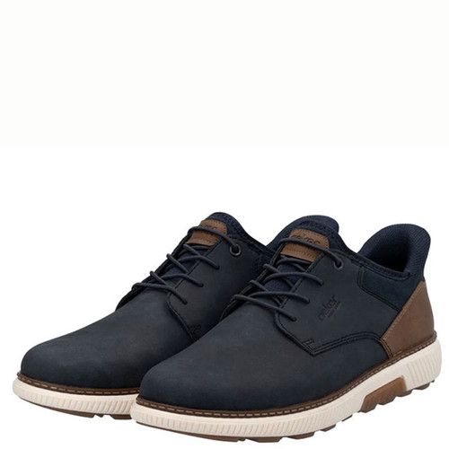 Rieker B3357 Men's STAN Casual Shoes Midnight Pazifik Nuss Navy 