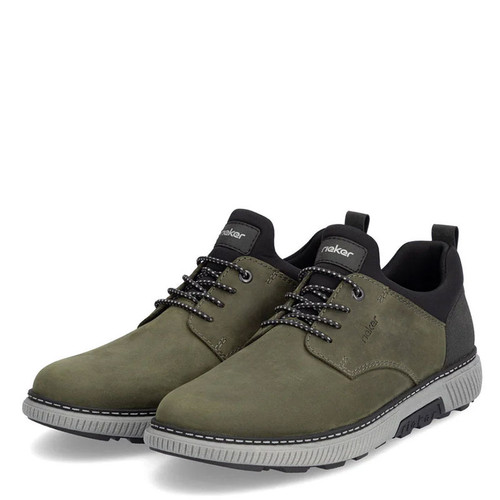 Rieker B3360 Men's STAN Casual Shoes Moor Schwarz