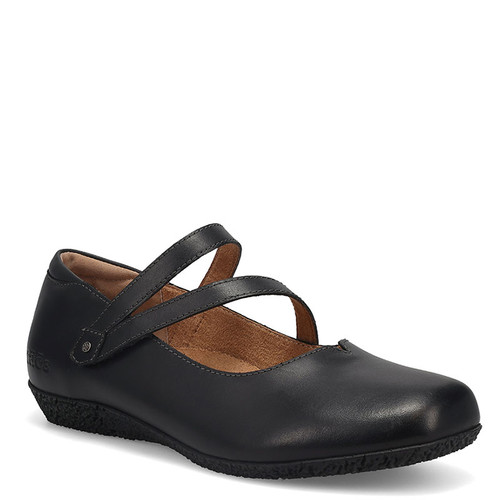 TAOS BANTER Leather Flats Black