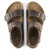 Birkenstock 0034871 Men's MILANO Habana Oiled Leather Sandals Top View