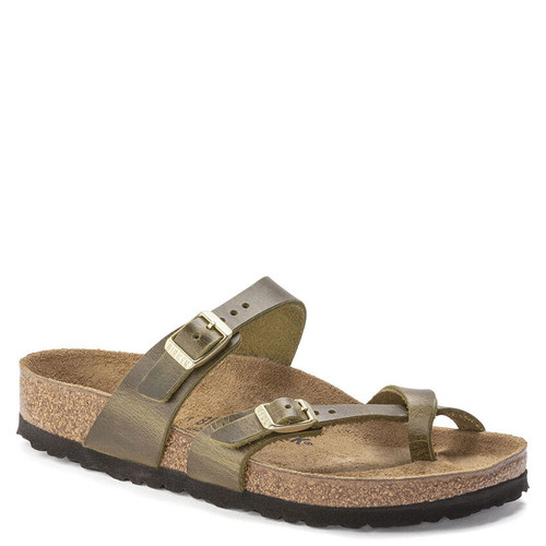 Birkenstock 1023209 MAYARI Olive Oiled Leather Sandals