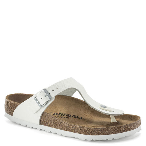 Birkenstock 1024238 GIZEH White Leather Sandals