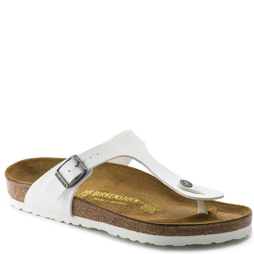 Birkenstock 745531 GIZEH BIRKO-FLOR White Sandals