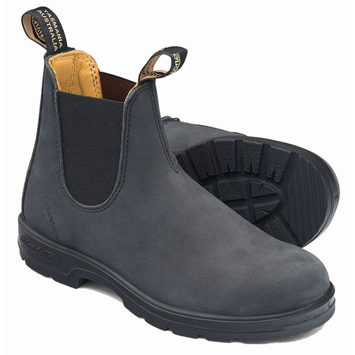 Blundstone 587 Women's CLASSICS Chelsea Boots Rustic Black Outsole