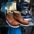 Carolina CA7003 USA AMP 6" Soft Moc Toe Non-Insulated Work Boots  Lifestyle View