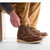 Carolina CA7068 USA UNION MADE AMP 6" ROUGHOUT Soft Toe Non-Insulated Work Boots Lifestyle View