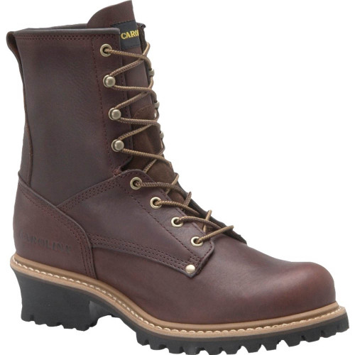 Carolina 1821 ELM Steel Toe Non-Insulated Unlined Logger Boots