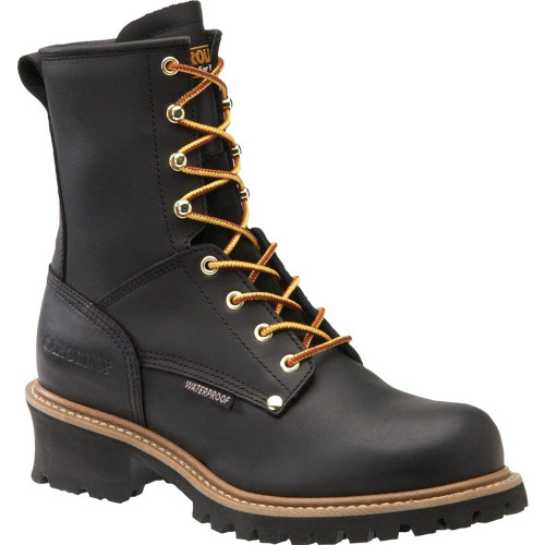 Carolina CA9823 ELM Steel Toe Non-Insulated Black Logger Boots