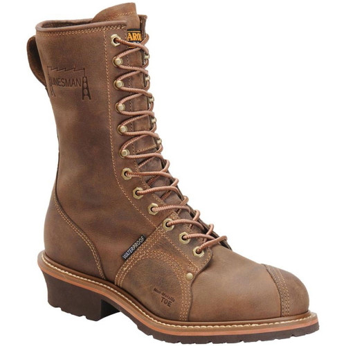 Carolina CA1904 10" LINEMAN BOOTS Composite Toe Non-Insulated