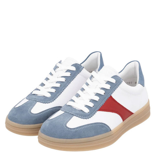 Remonte D2C01 DEMI Sneaker Jeans Wiess Rosso Bleu