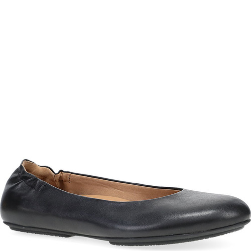 Dansko MOLLIE Black Nappa Ballet Flats