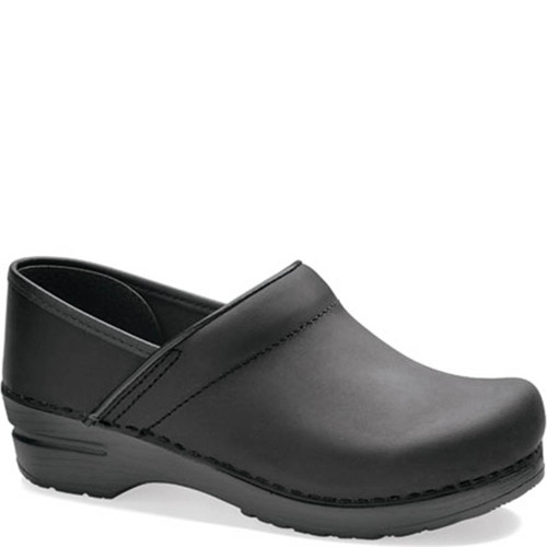 Dansko BLACK OILED LEATHER Professional Clogs